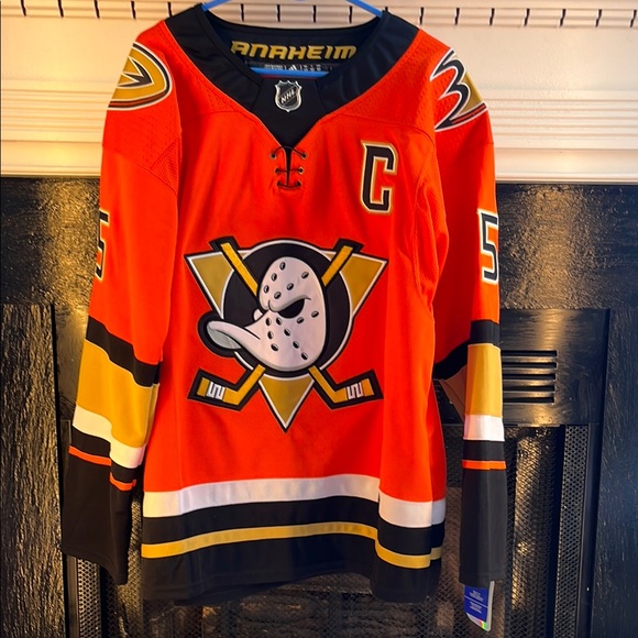 Anaheim Ducks Ryan Getzlaf NHL Hockey Jersey Orange Stitched Men’s Size Large 52 - Picture 1 of 6